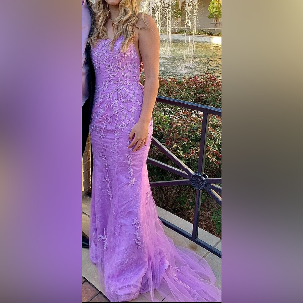 Purple Prom Dress - WORN ONCE